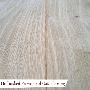 Unfinished Prime Solid Oak Flooring